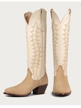 City Boots Amarillo Boot in Bone